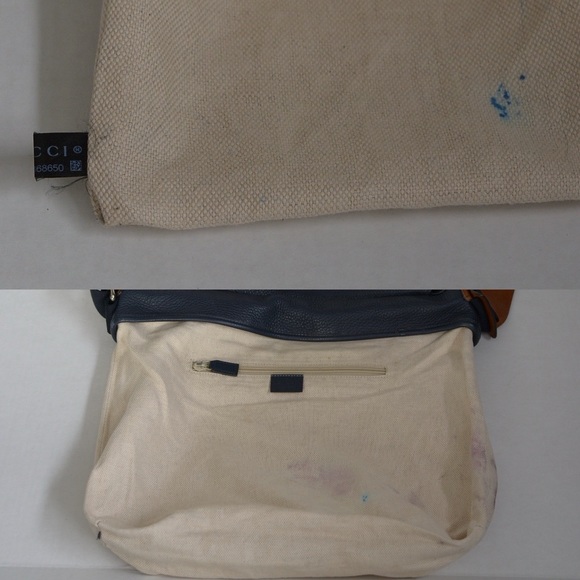 Gucci Leather Messenger bag with Web Detail Stripe detail - Picture 6 of 6